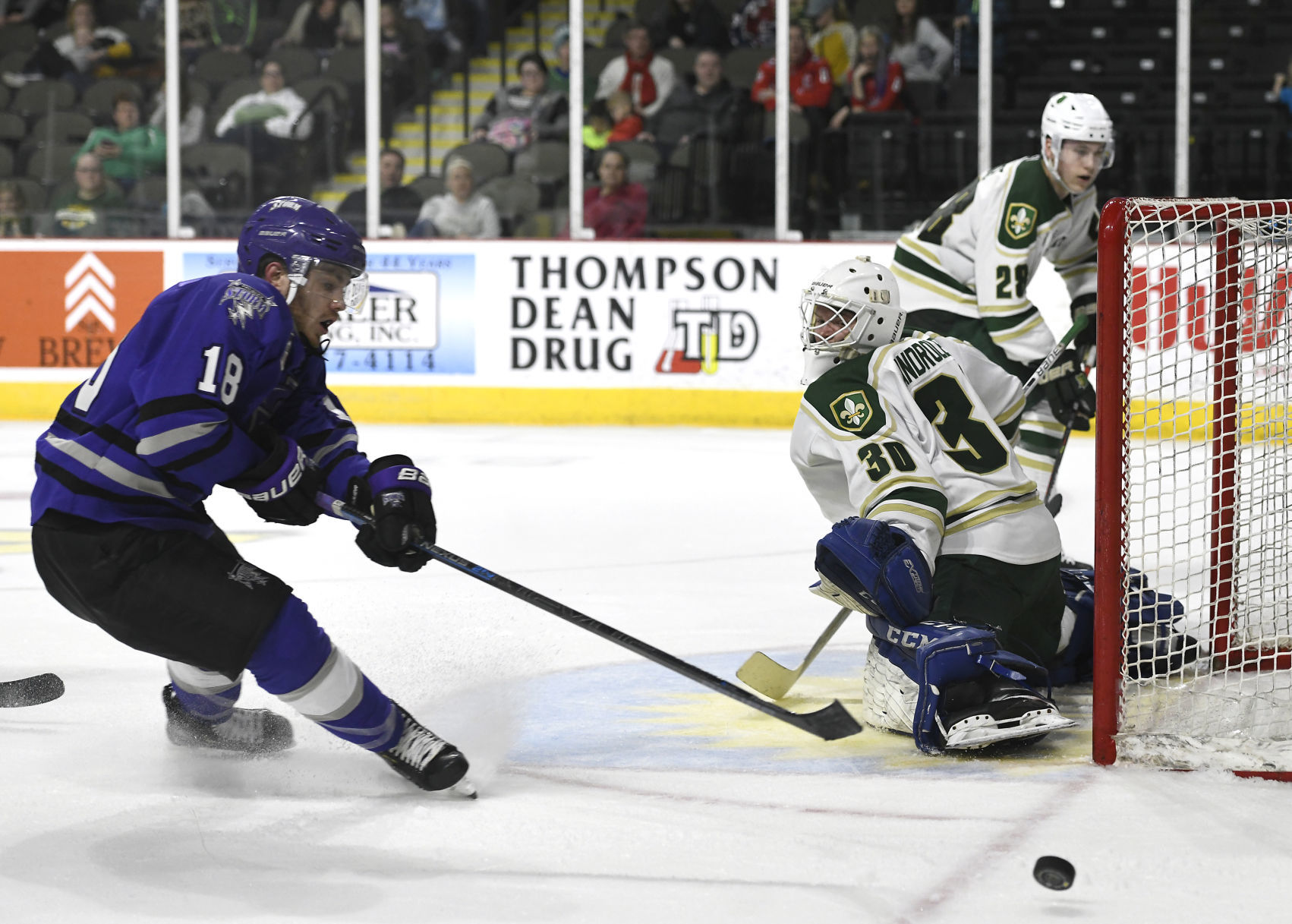 Musketeers defeated by Tri-City Storm